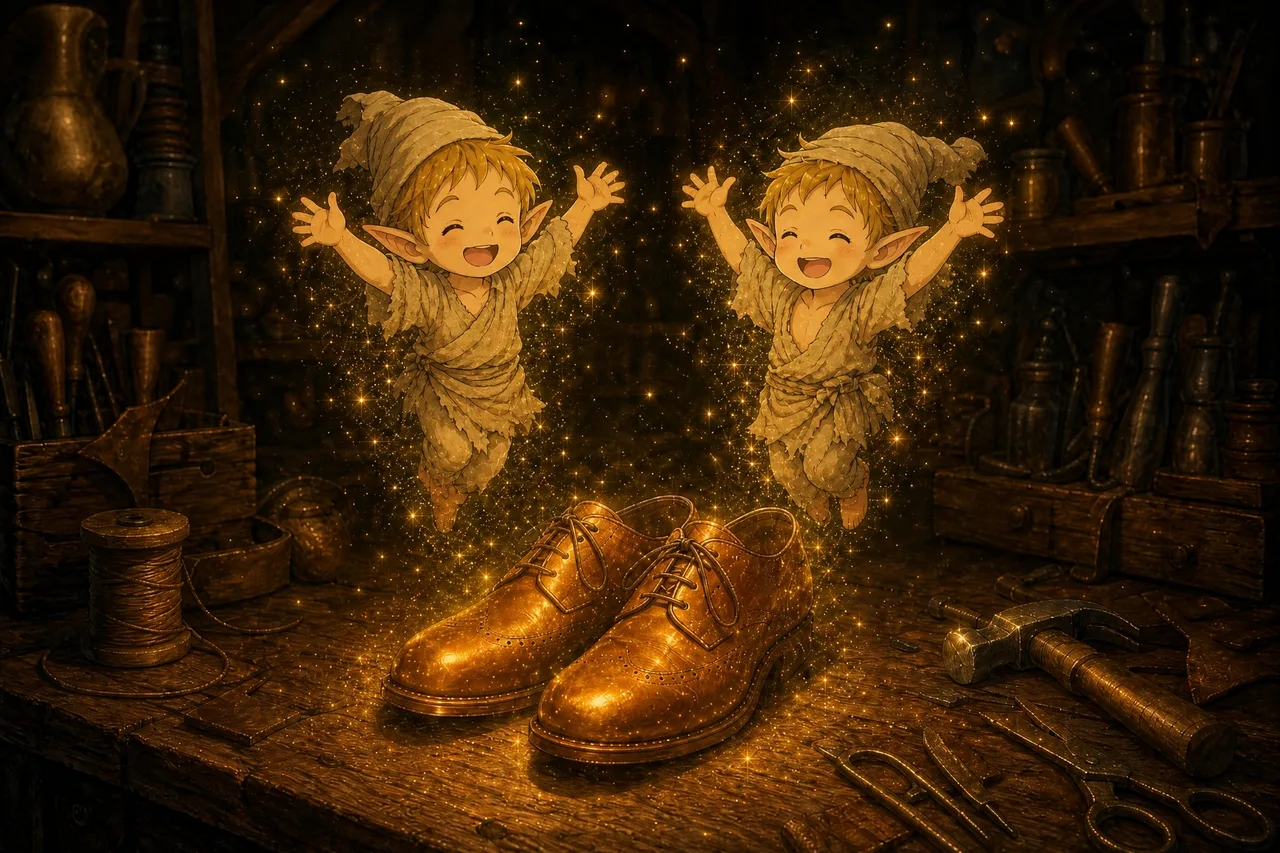 구둣방 할아버지와 꼬마 요정 - 이 동화가 주는 교훈