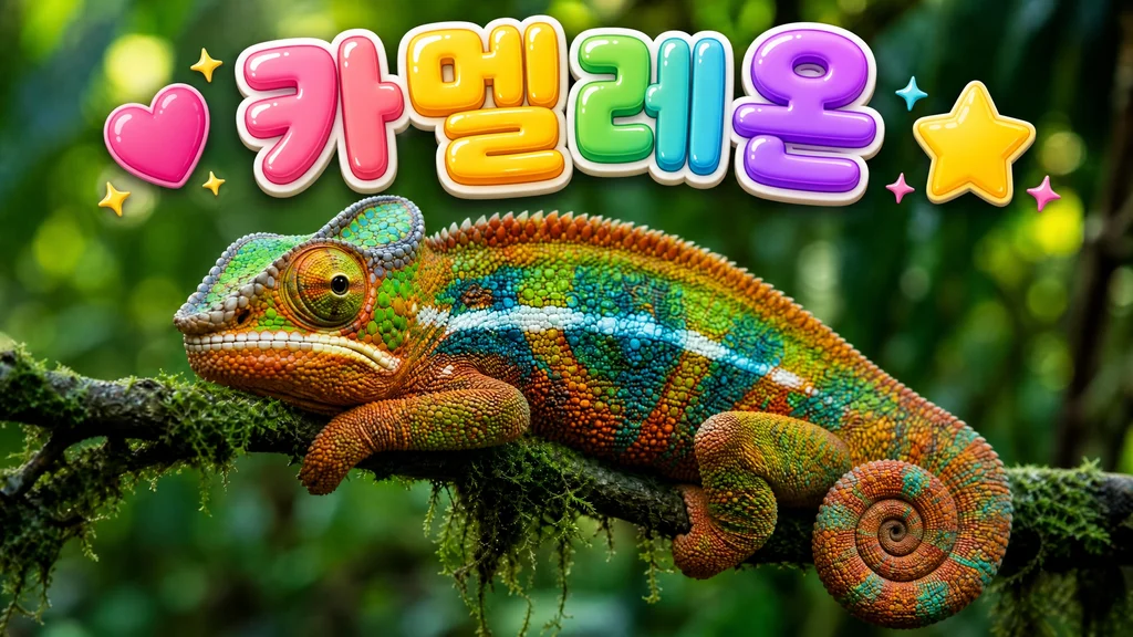 카멜레온 - 카멜레온, 어떤 점이 신기할까요?