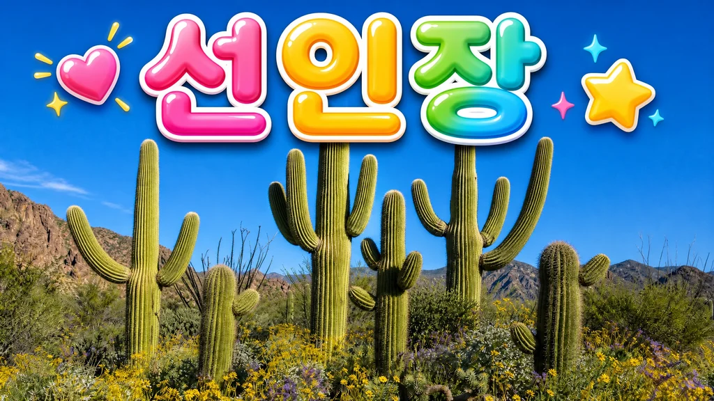 선인장 - 선인장, 어떤 점이 신기할까요?