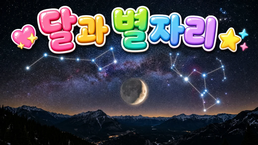달과 별자리 - 달과 별자리, 어떤 점이 신기할까요?