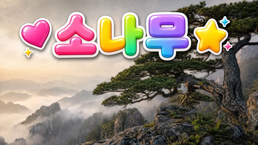 소나무 - 소나무, 어떤 점이 신기할까요?