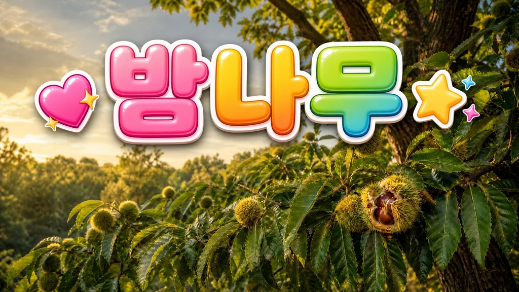 밤나무 - 밤나무, 어떤 점이 신기할까요?
