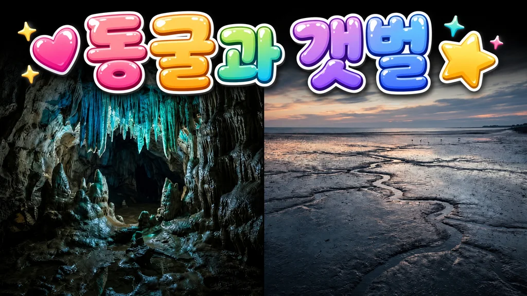 동굴과 갯벌 - 동굴과 갯벌, 어떤 점이 신기할까요?