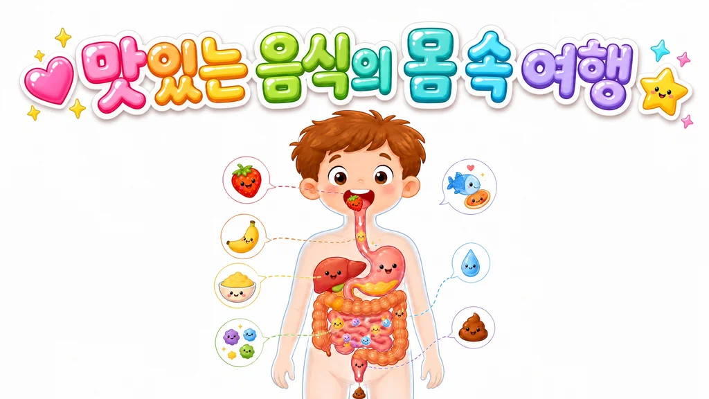 맛있는 음식의 몸속 여행 - 음식의 몸속 여행, 어떤 점이 신기할까요?