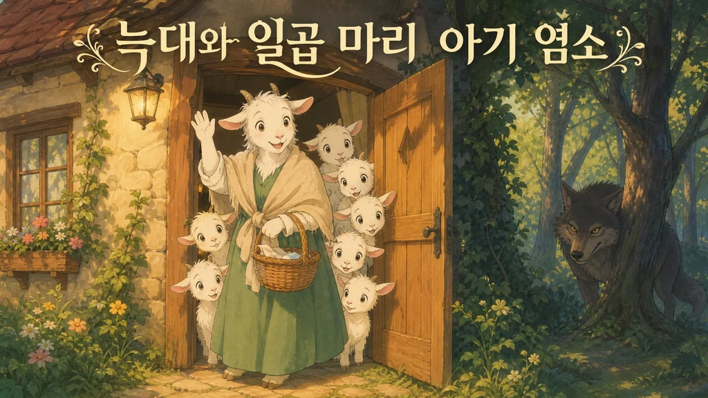늑대와 일곱 마리 아기 염소 - 늑대와 일곱 마리 아기 염소, 어떤 동화인가요?