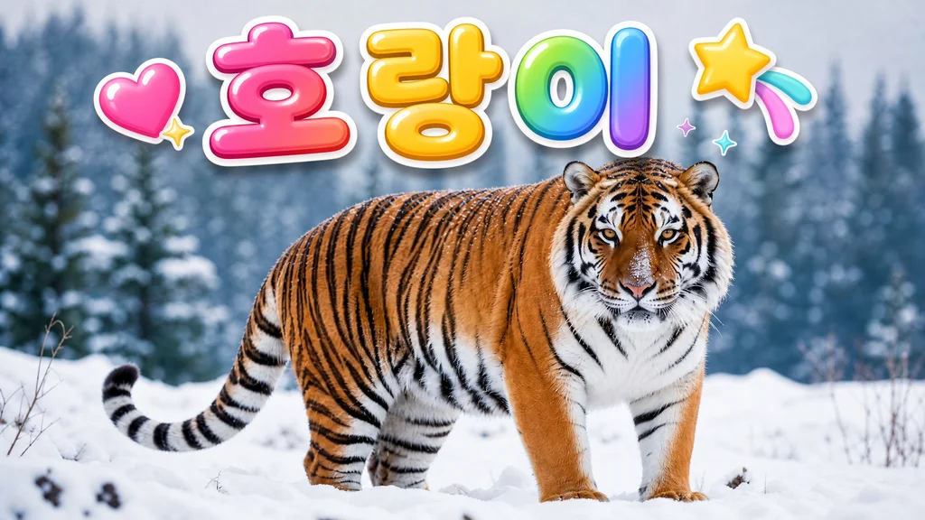 호랑이 - 호랑이, 어떤 점이 신기할까요?