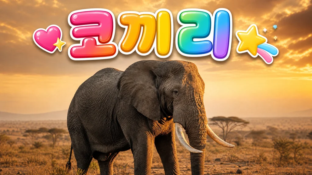 코끼리 - 코끼리, 어떤 점이 신기할까요?