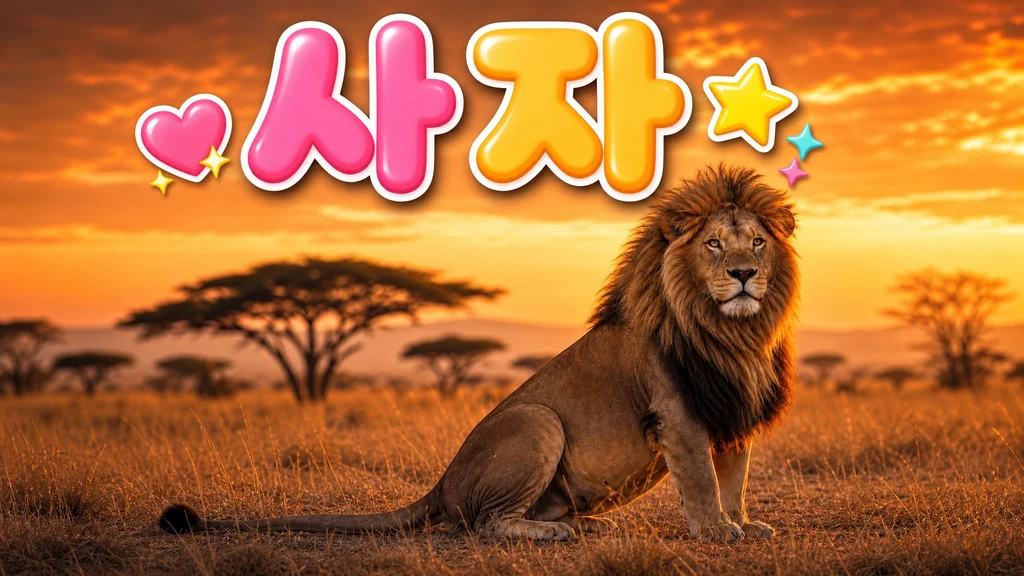 사자 - 사자, 어떤 점이 신기할까요?
