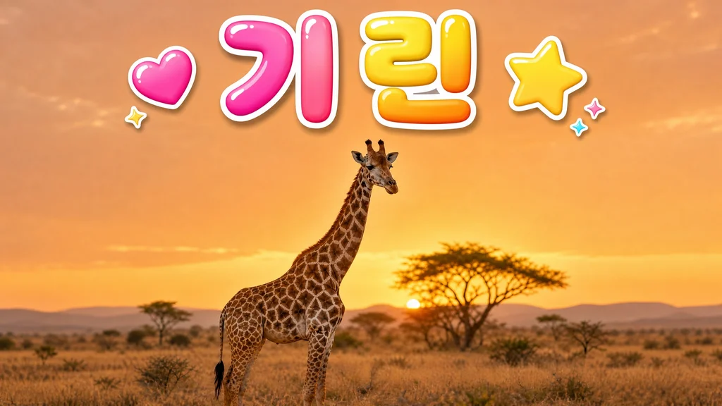 기린 - 기린, 어떤 점이 신기할까요?