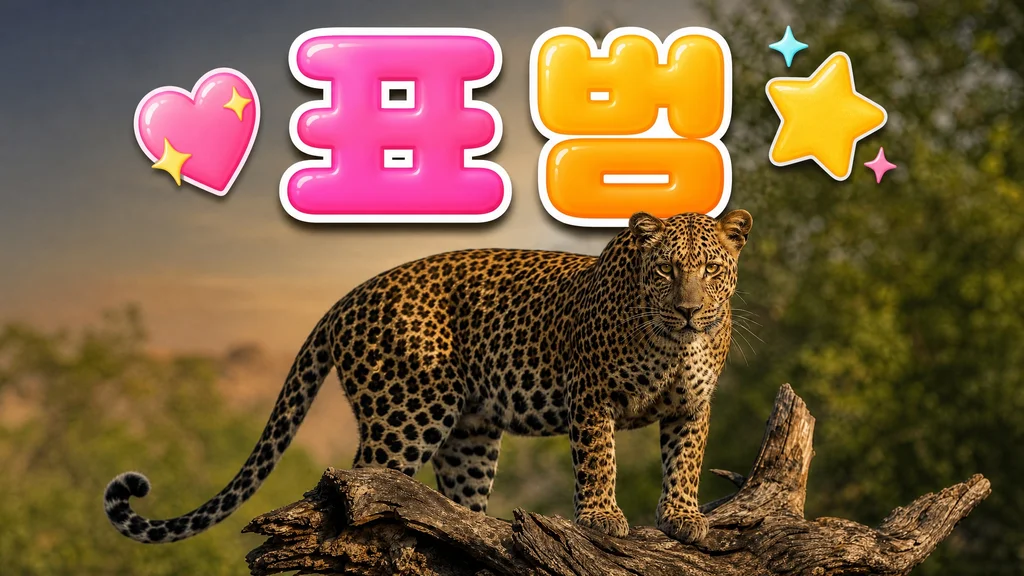 표범 - 표범, 어떤 점이 신기할까요?