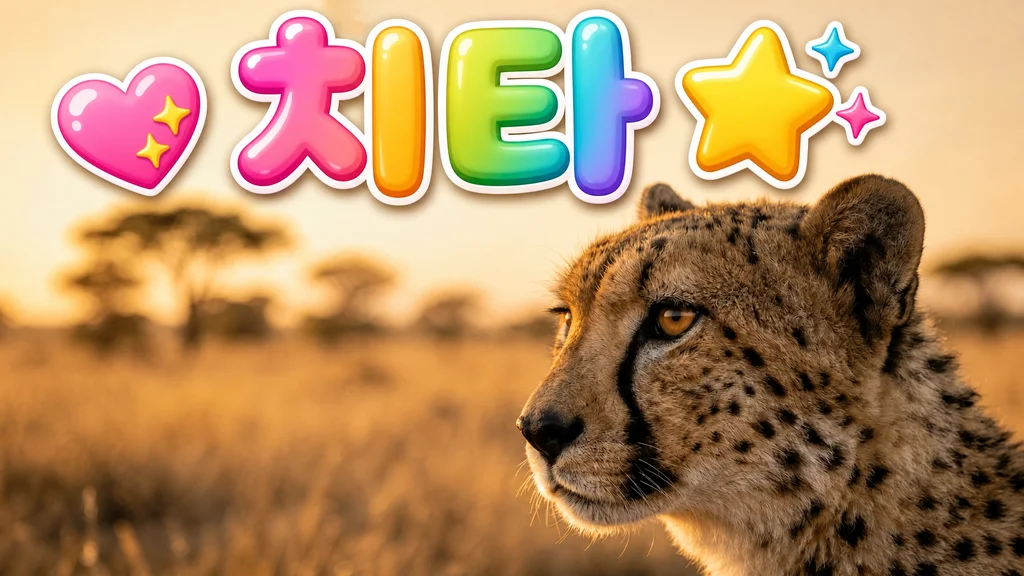 치타 - 치타, 어떤 점이 신기할까요?
