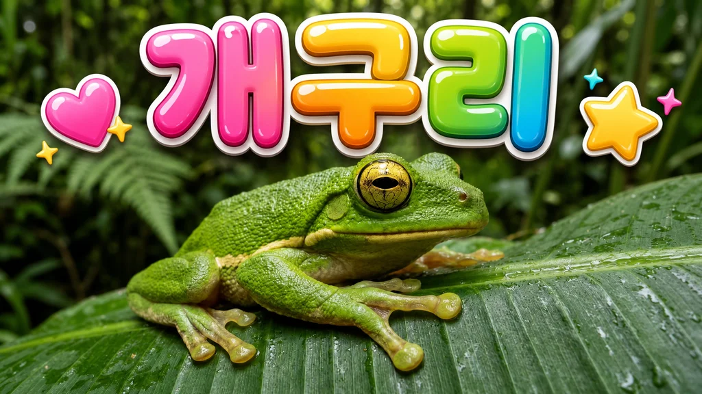 개구리 - 개구리, 어떤 점이 신기할까요?