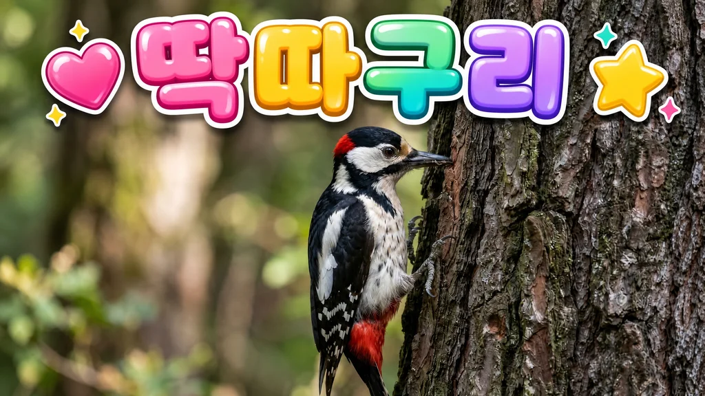 딱따구리 - 딱따구리, 어떤 점이 신기할까요?