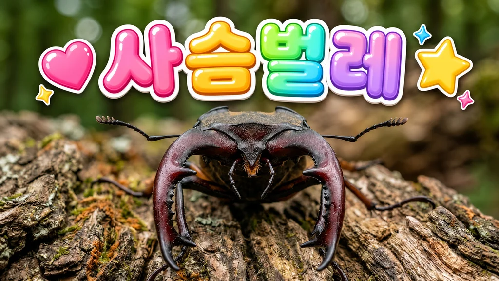 사슴벌레 - 사슴벌레, 어떤 점이 신기할까요?