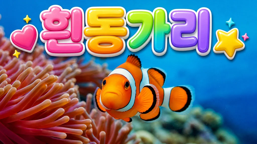 흰동가리 - 흰동가리, 어떤 점이 신기할까요?