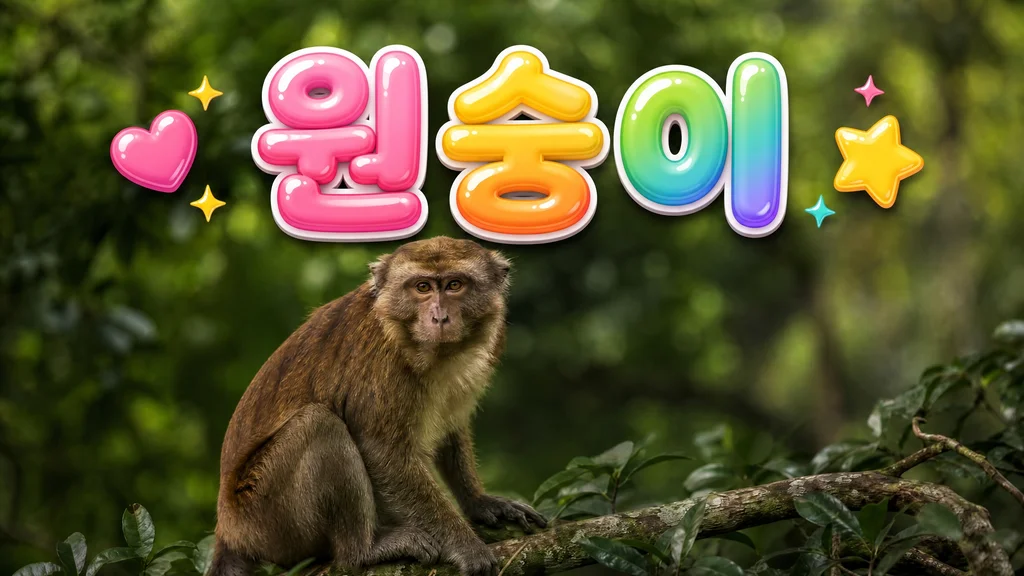 원숭이 - 원숭이, 어떤 점이 신기할까요?