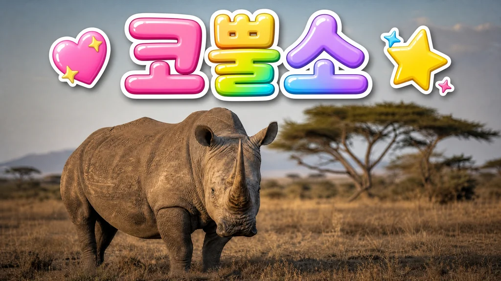 코뿔소 - 코뿔소, 어떤 점이 신기할까요?
