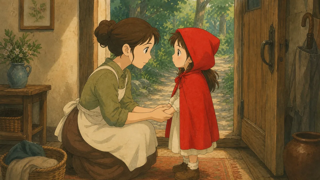 빨간모자 그림책 삽화